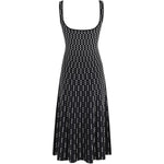 Abito midi ellison in nero staud - donna 