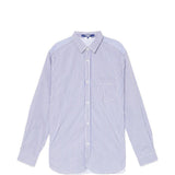 Camicia a righe in blu Junya Watanabe MAN - uomo 