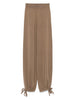 Pantaloni con vita elasticizzata in marrone Maxmara - donna