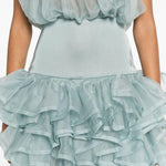 Miniabito con ruches in blu Viktor&rolf - donna 