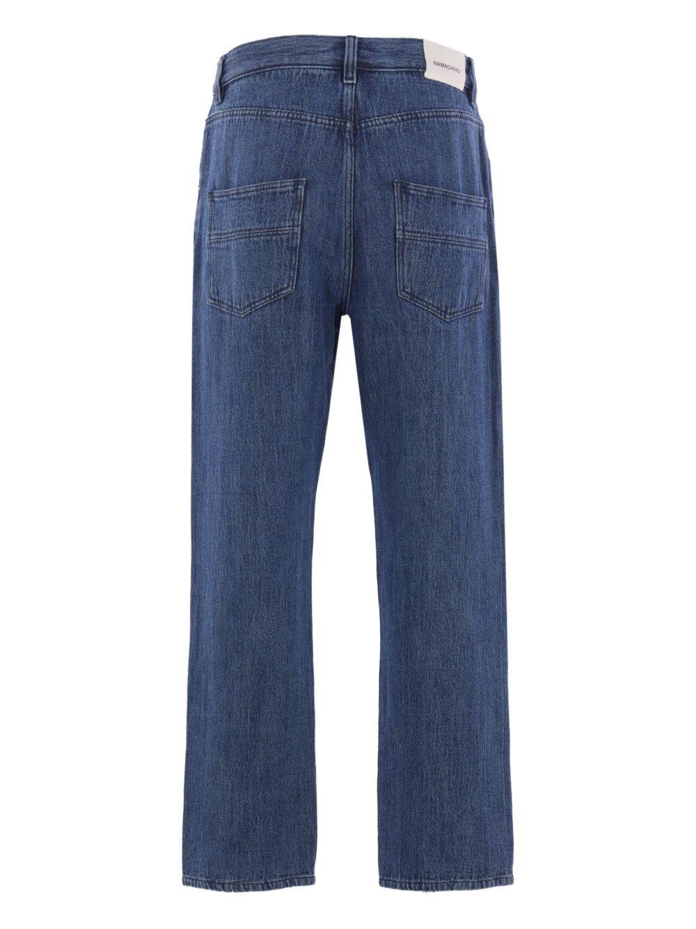 Jeans a gamba dritta in blu Namacheko - uomo 