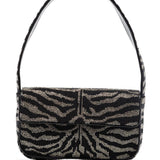 Borsa Tommy con perline in nero e bianco Staud - donna 