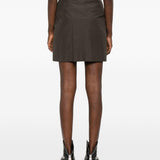 Gonna mini gessata in verde militare Vivienne Westwood - donna 