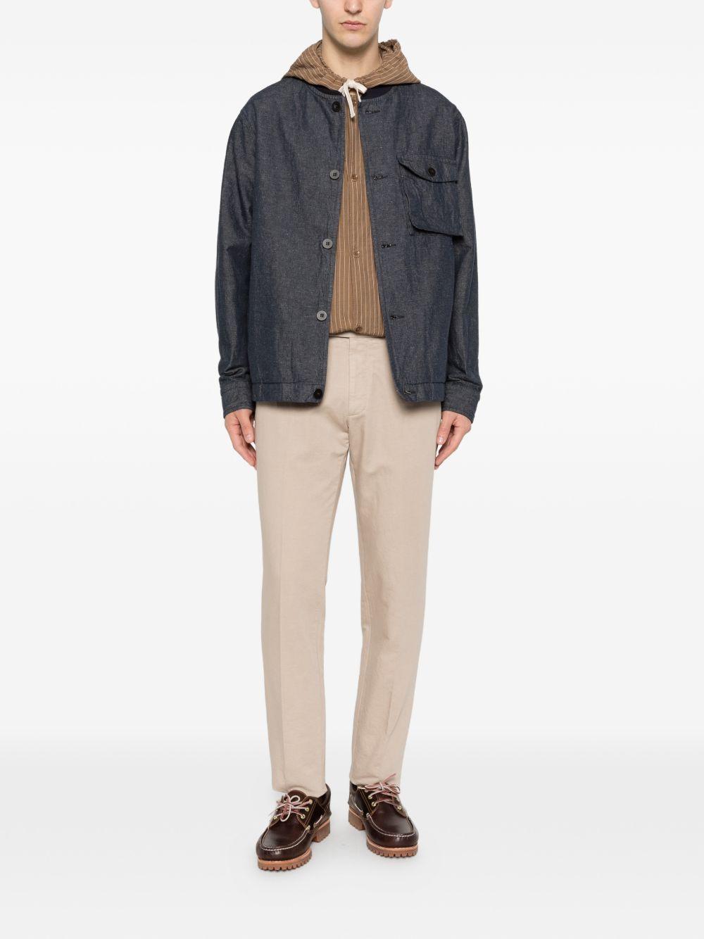 Pantaloni chino con passanti per cintura in beige Zegna - uomo 