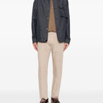 Pantaloni chino con passanti per cintura in beige Zegna - uomo 
