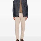 Pantaloni chino con passanti per cintura in beige Zegna - uomo 