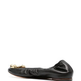 Ballerine con fibbia in nero di Lanvin - donna 