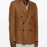 Blazer doppiopetto Barry in marrone Dries van noten - donna 