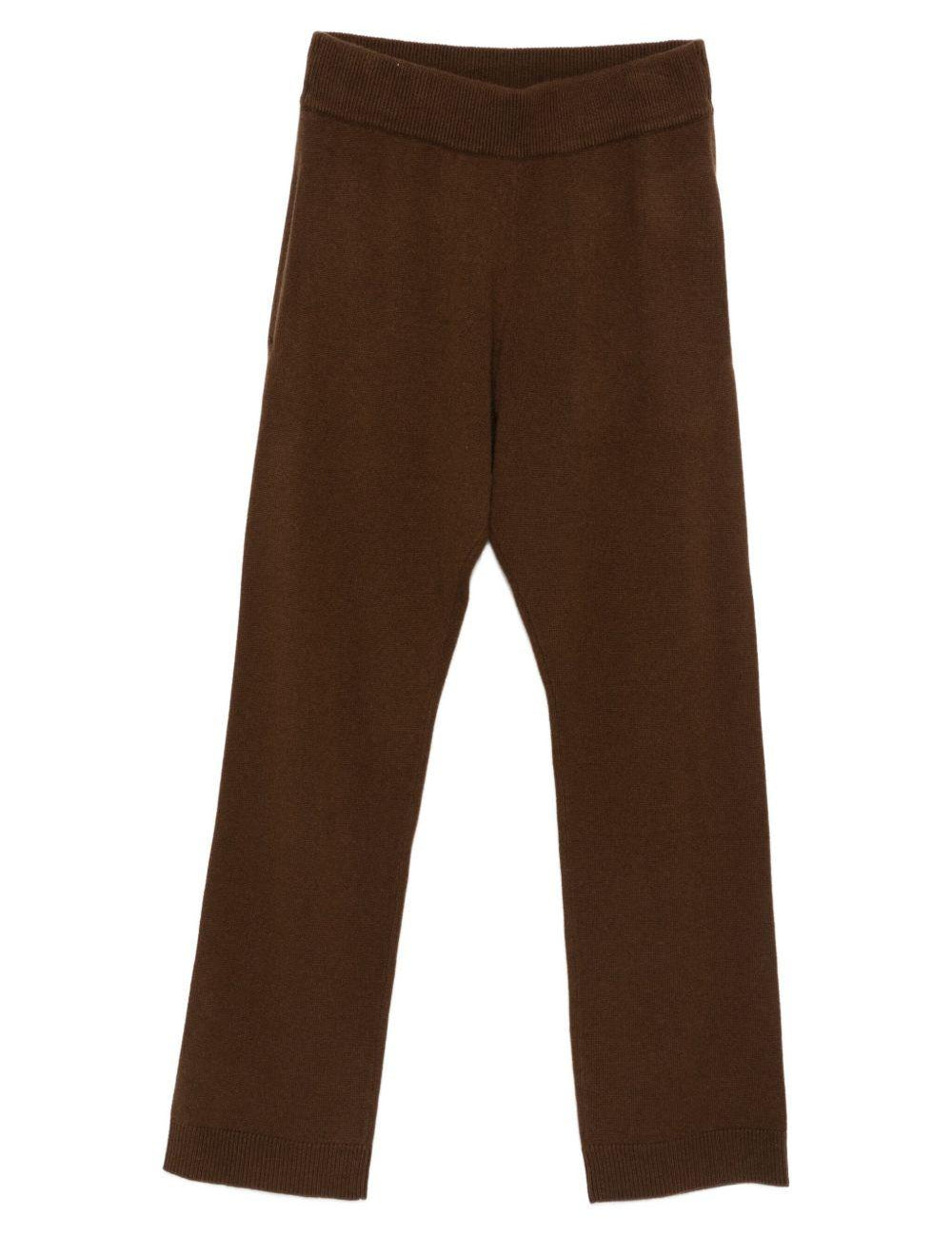 Pantaloni sportivi a coste in marrone Entire studios - unisex 