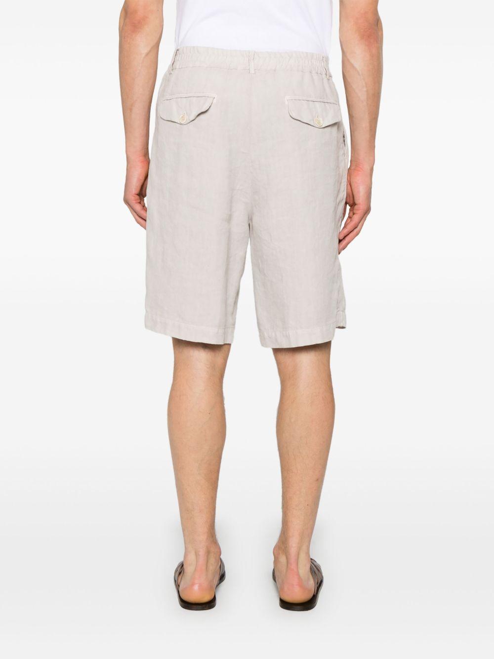 Shorts in lino in beige Brunello cucinelli - uomo 