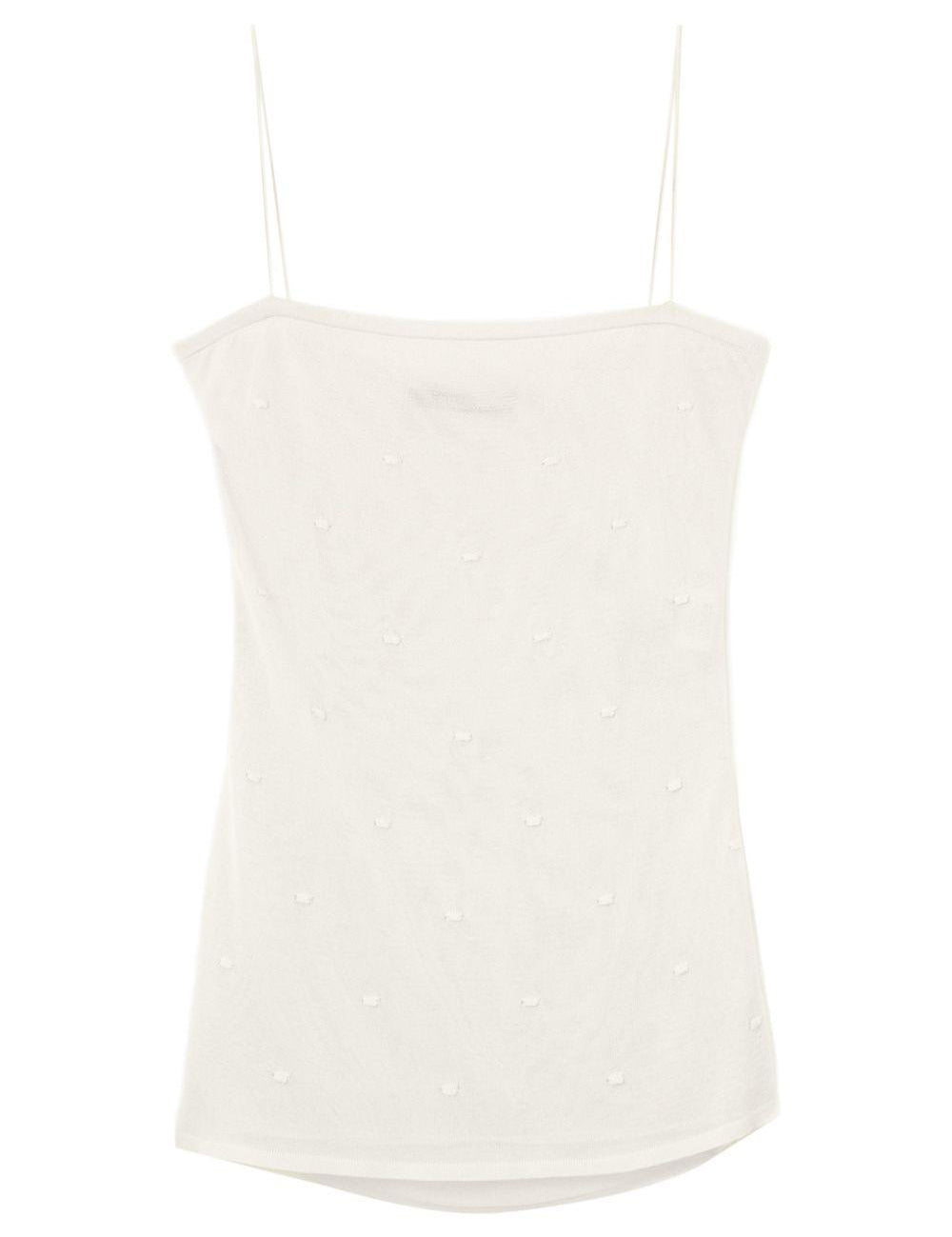 Canotta La Plumetis in bianco Jacquemus - donna 