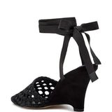 Espadrilles The High con zeppa in nero Jacquemus - donna 