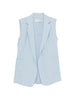 Gilet oversize in azzurro Maxmara sportmax - donna