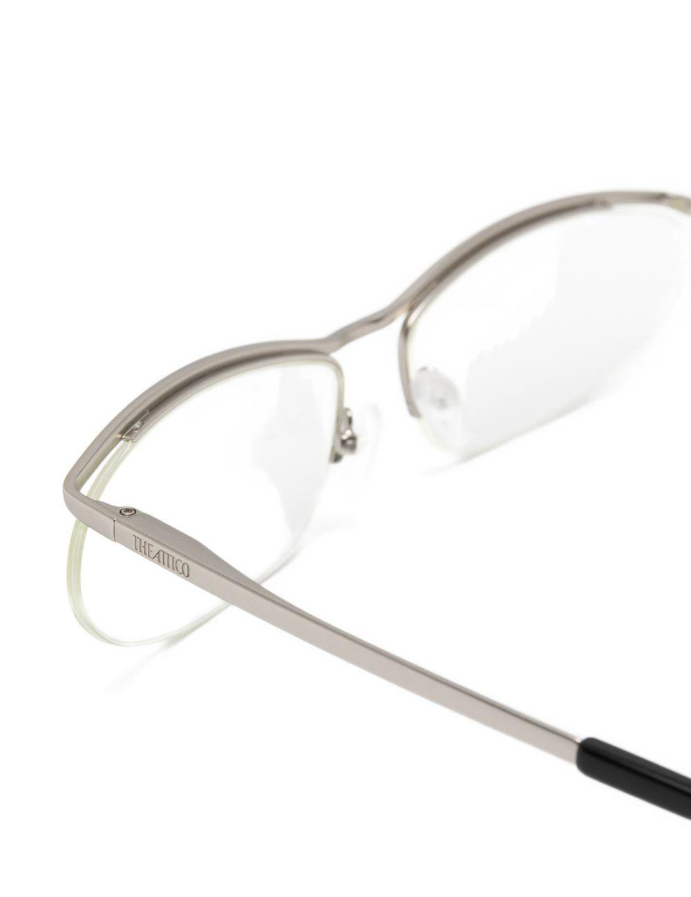 Occhiali Charlotte di Linda Farrow in argento The attico x linda farrow - donna 