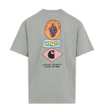 T-shirt grapes in verde salvia carhartt wip - uomo 