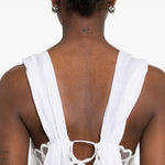 Top in pizzo con motivo floreale in bianco Maurizio - donna 