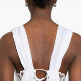 Top in pizzo con motivo floreale in bianco Maurizio - donna 