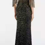 Abito lungo Kiya con decorazioni in lilla Jenny packham - donna 