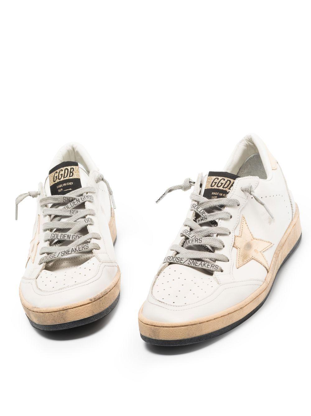 Sneakers ball star in bianco Golden goose - donna 