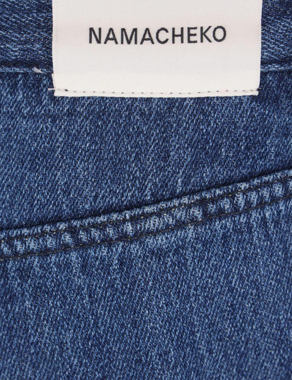 Jeans a gamba dritta in blu Namacheko - uomo 