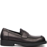 Mocassini con logo in nero Mm6 maison margiela - uomo 