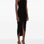 Abito midi senza spalline in nero Alexander wang - donna 