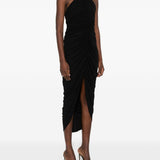 Abito midi senza spalline in nero Alexander wang - donna 