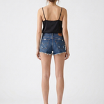 Shorts in denim in blu 