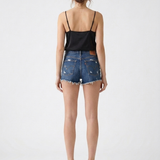 Shorts in denim in blu 