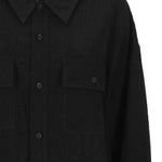 Camicia con taschino in nero The latest - donna 