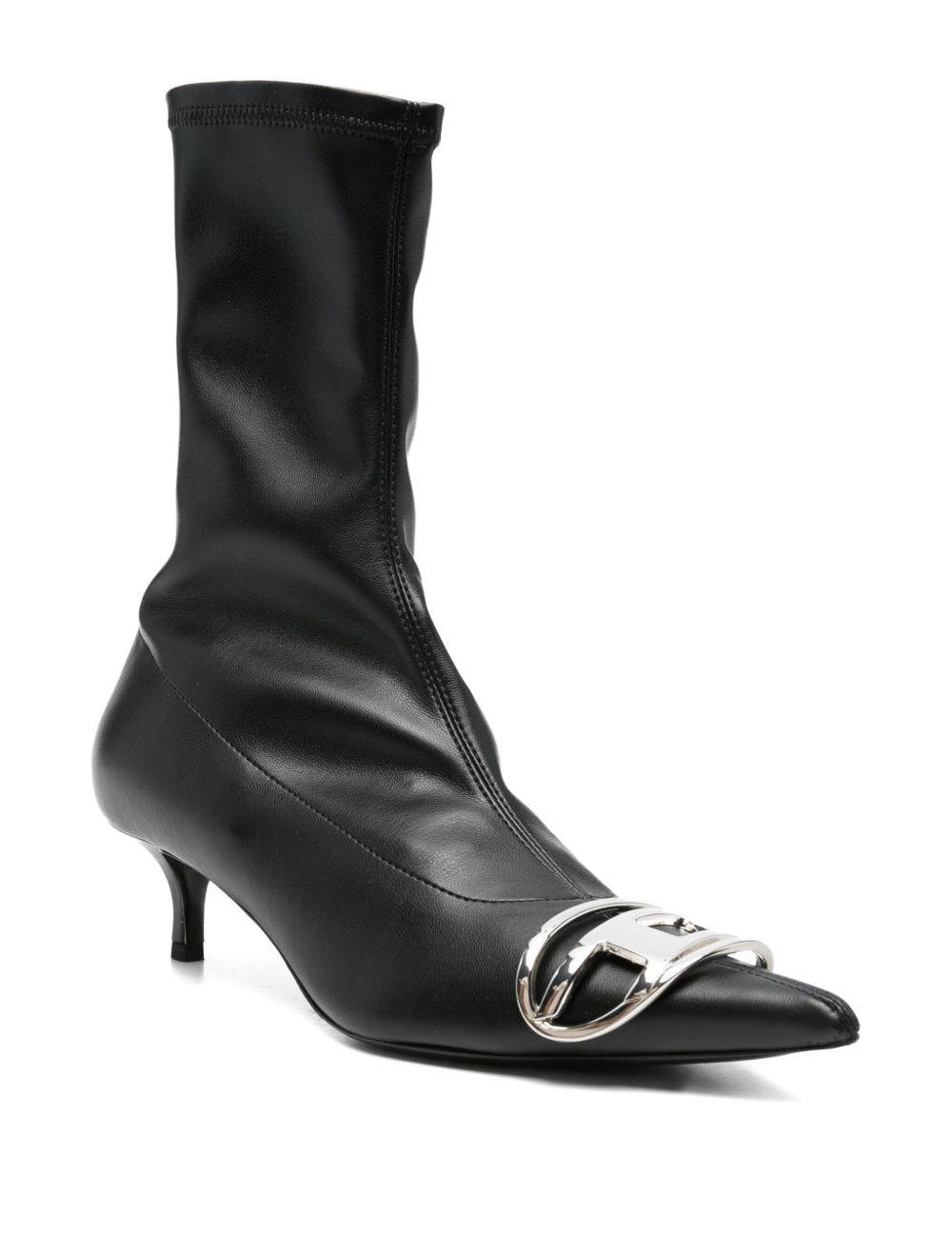 Stivaletti d-venus a punta in nero Diesel - donna 