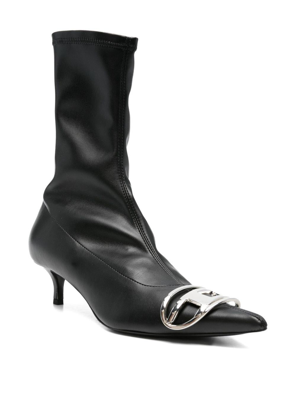 Stivaletti d-venus a punta in nero Diesel - donna 