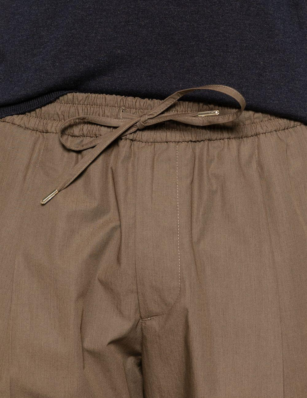 Pantaloni a pieghe con coulisse in vita in beige Briglia 1949 - uomo 