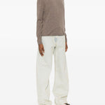 Maglione in cashmere a maniche lunghe in grigio taupe Gotha - donna 