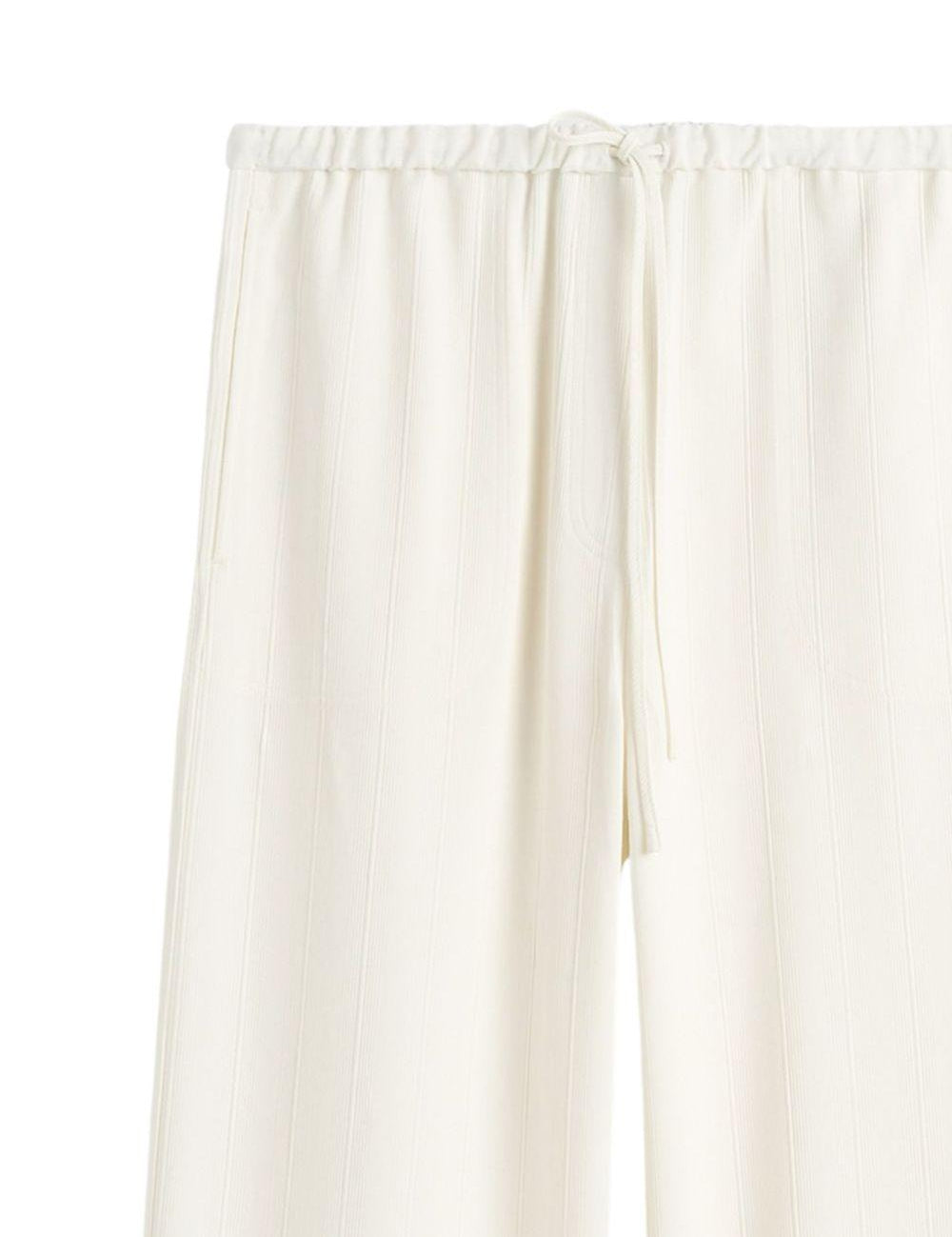 Pantaloni con coulisse in beige Toteme - donna 