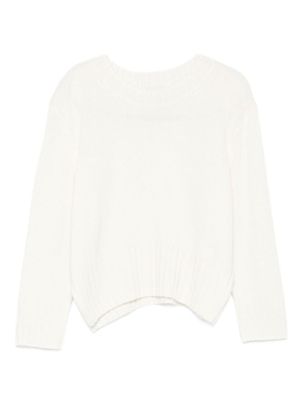 Maglione Mora in bianco LouLou de Saison - donna 