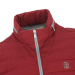 Gilet imbottito con tasche in rosso Brunello Cucinelli - uomo 