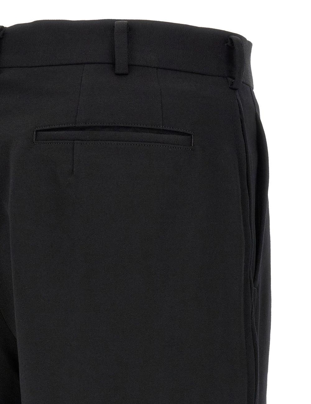 Shorts in lana in nero Comme des garcons homme plus - uomo 