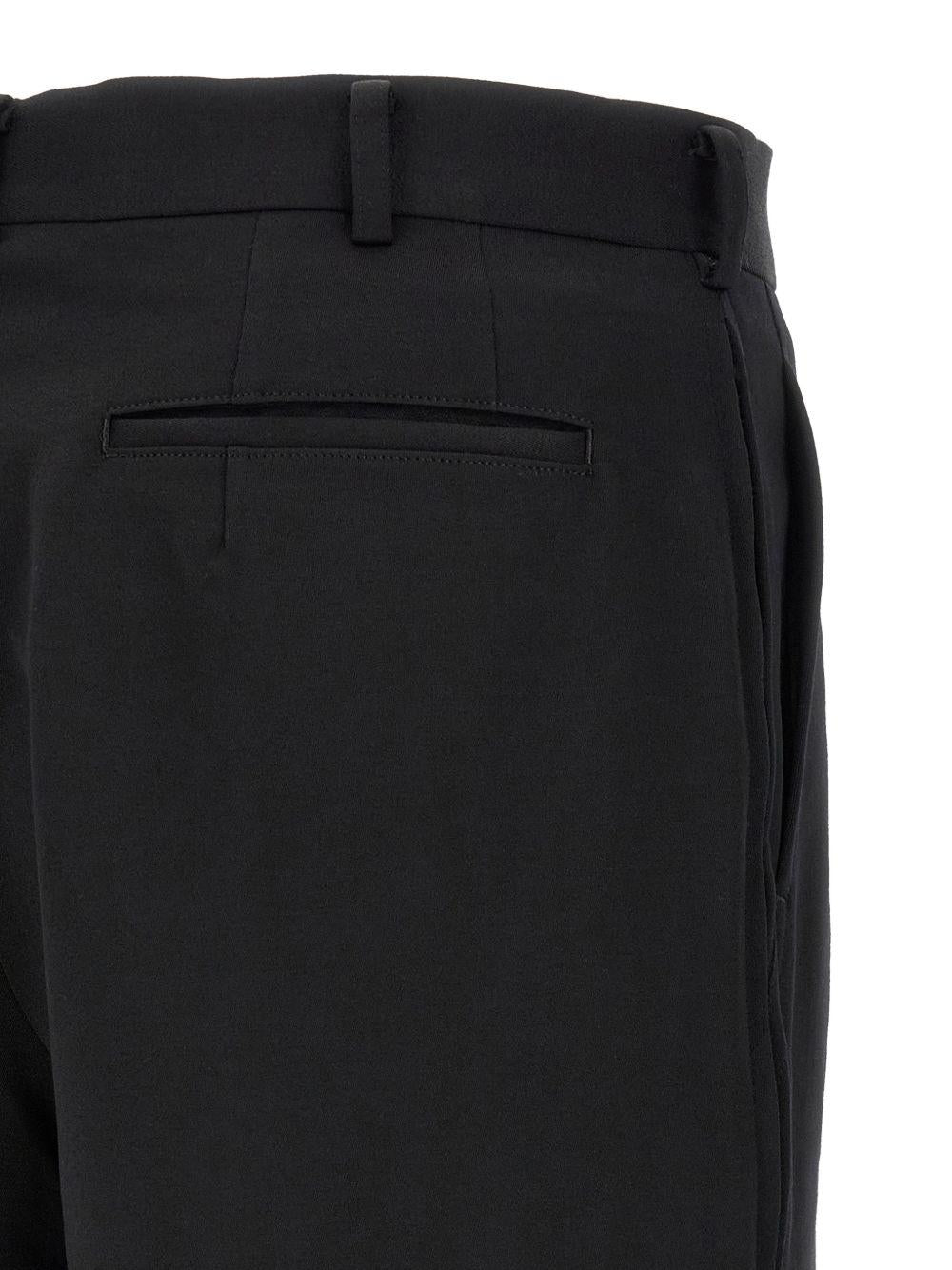 Shorts in lana in nero Comme des garcons homme plus - uomo 
