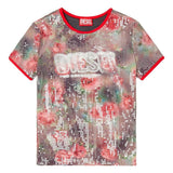 T-shirt con paillettes in multicolore Diesel - donna 