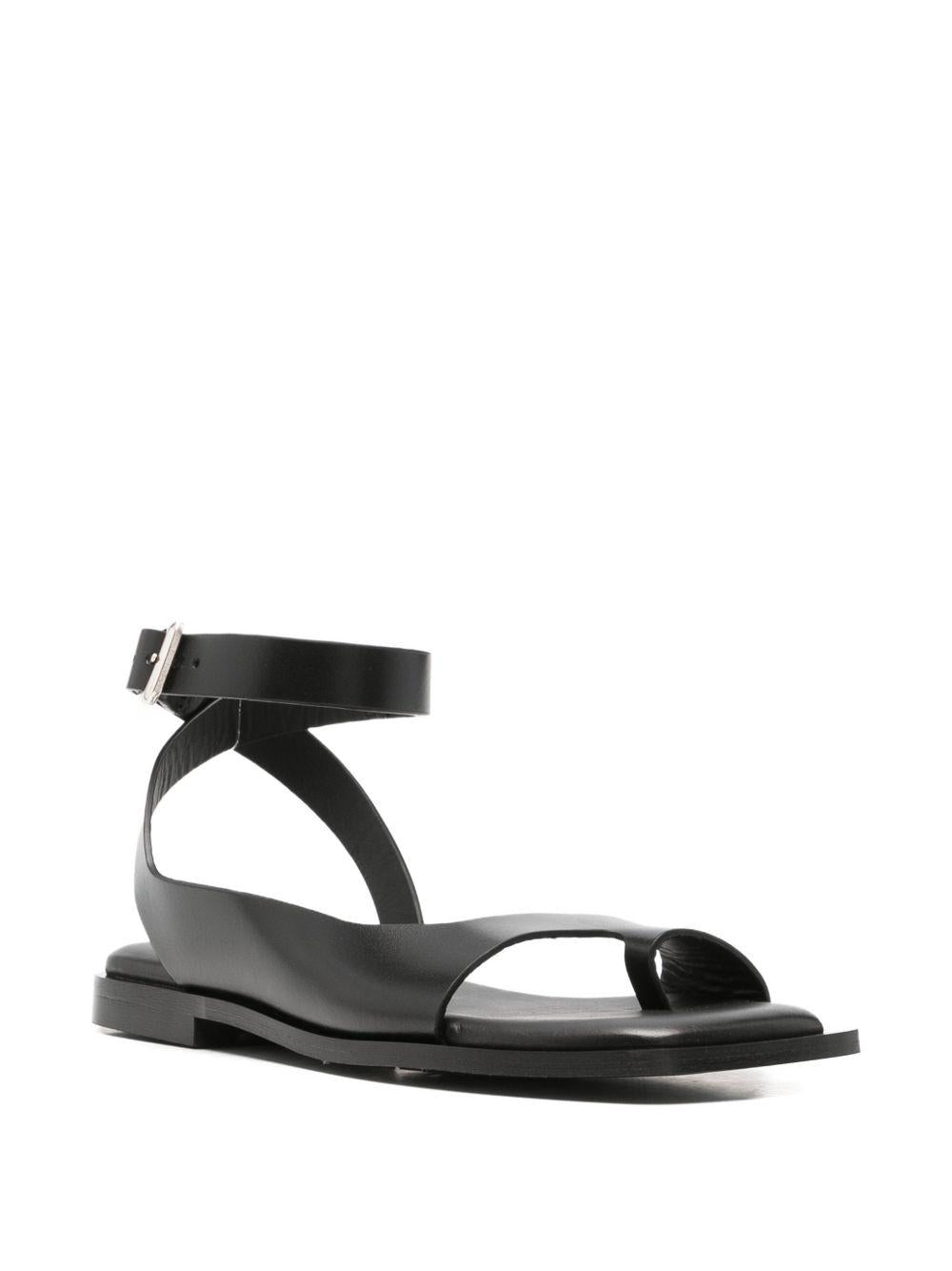 Sandali in pelle in nero Alohas - donna 