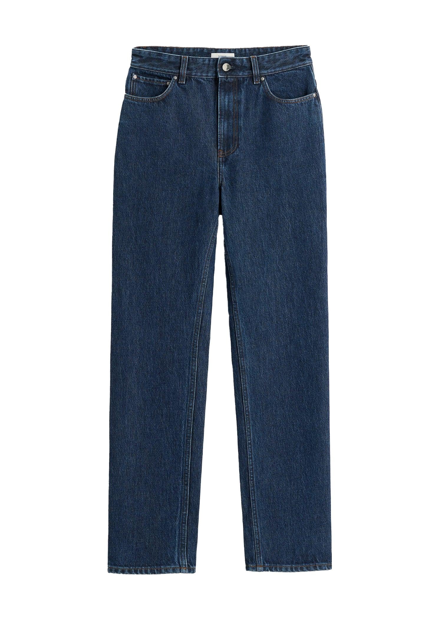 Jeans slim-fi a vita alta in blu Toteme - donna 