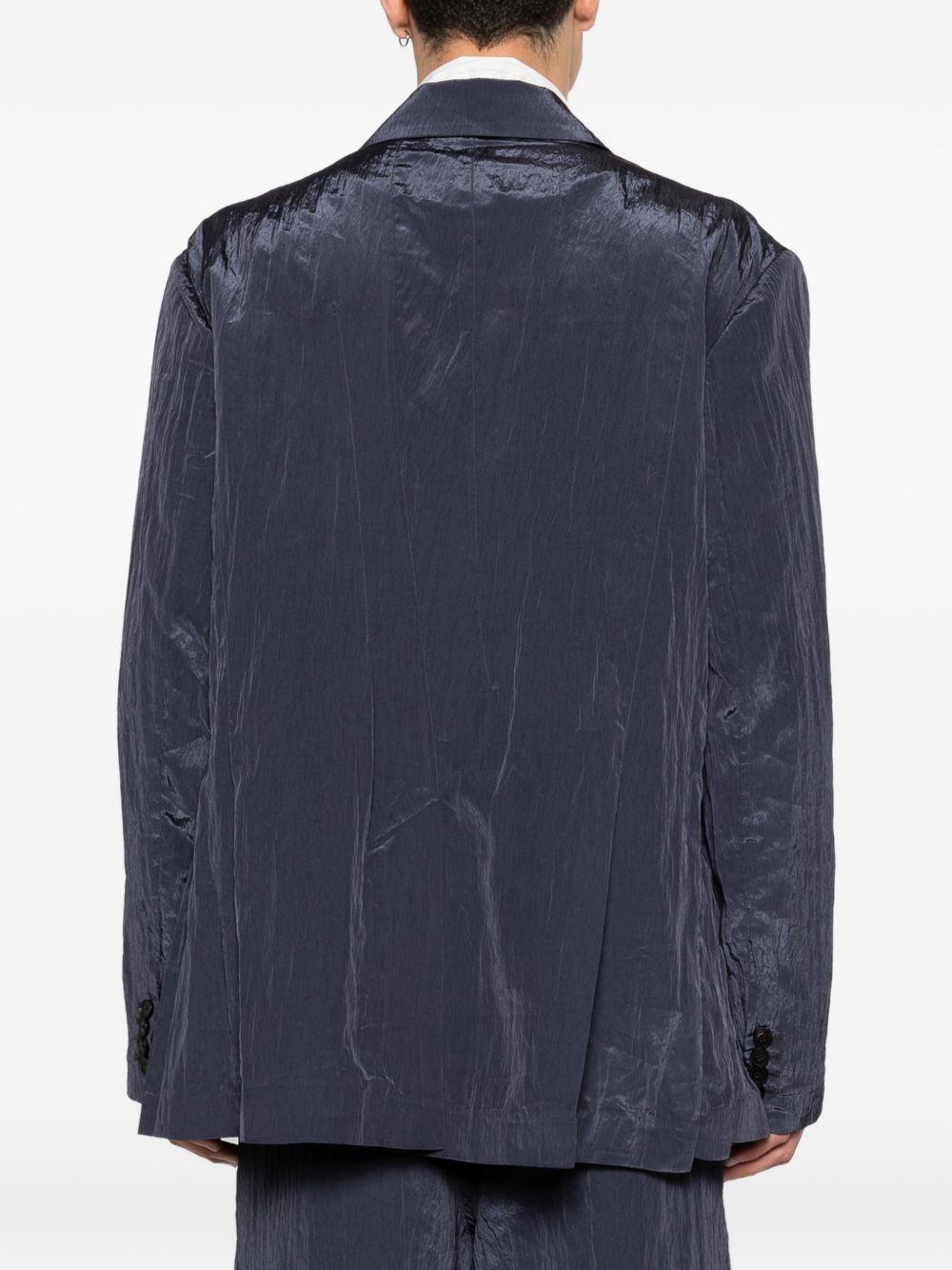 Blazer monopetto in blu Feng Chen Wang - uomo 