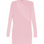 Abito in maglia a collo alto in rosaSelf-portrait - donna 