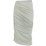 Gonna midi Edfu in verde salvia Rick Owens Lilies - donna 
