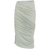 Gonna midi Edfu in verde salvia Rick Owens Lilies - donna 