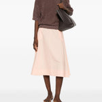 Top con effetto metallico in marrone Brunello cucinelli - donna 