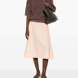 Top con effetto metallico in marrone Brunello cucinelli - donna 