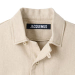 La chemise paysan de-nime in beige Jacquemus - uomo 