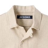 La chemise paysan de-nime in beige Jacquemus - uomo 
